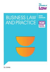 Book Cover for SQE Business Law and Practice 6E by Liz Jones