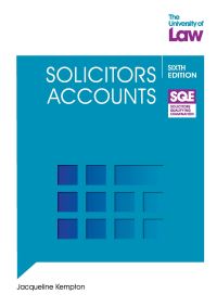 Book Cover for SQE Solicitors Accounts 6E by Jacqui Kempton