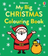 Book Cover for My Big Happy Christmas Colouring Book by Alice James