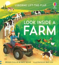 Book Cover for Look Inside a Farm by Megan Cullis, Emily Bone