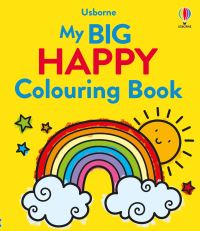 Book Cover for My Big Happy Colouring Book by Alice James