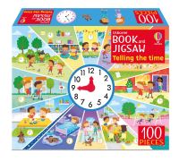 Book Cover for Usborne Book and Jigsaw Telling the Time by Kate Nolan