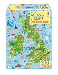 Book Cover for Atlas & Jigsaw Great Britain & Ireland by Sam Smith