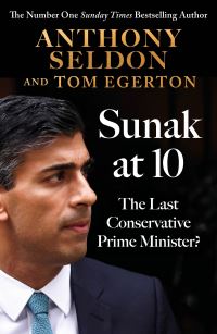 Book Cover for Sunak at 10 by Anthony Seldon