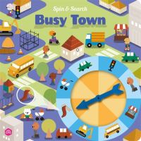 Book Cover for Spin & Search Busy Town by Igloo Books Ltd