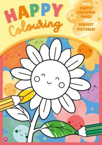 Book Cover for Happy Colouring by Igloo Books Ltd