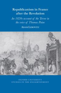 Book Cover for Republicanism in France After the Revolution by Adam Lebovitz