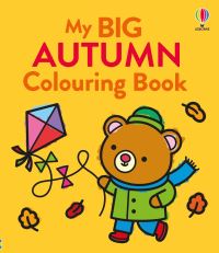 Book Cover for My Big Autumn Colouring Book by Kate Nolan