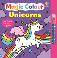 Book Cover for Magic Colour Unicorns by Kate Nolan