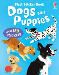 Book Cover for First Sticker Book Dogs and Puppies by Jessica Greenwell