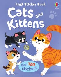 Book Cover for First Sticker Book Cats and Kittens by Holly Bathie