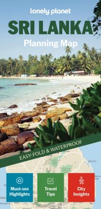 Book Cover for Lonely Planet Sri Lanka Planning Map by Lonely Planet