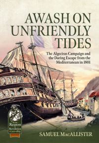 Book Cover for Awash on Unfriendly Tides by Samuel MacAllister