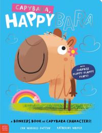 Book Cover for Capybara, Happybara by Katherine Walker