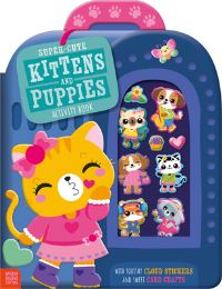 Book Cover for Super-Cute Kittens and Puppies Activity Book by Craig Nye