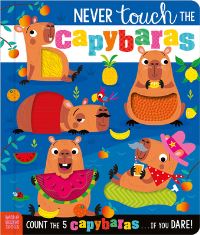 Book Cover for Never Touch the Capybaras by Elena Rodgers