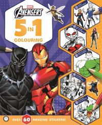 Book Cover for Marvel Avengers: 5 in 1 Colouring by Marvel Entertainment International Ltd
