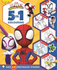 Book Cover for Spidey & Friends: 5-In-1 Colouring by Marvel Entertainment International Ltd
