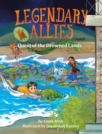 Book Cover for Quest of the Drowned Lands by Linda Trinh