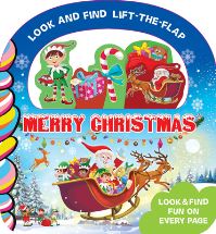 Book Cover for Merry Christmas! Look and Find Lift-The-Flap by Leeann Dominick