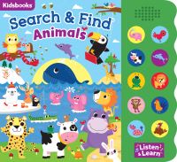 Book Cover for Search & Find Animals by Jennifer Bartlett
