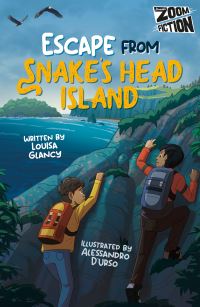 Book Cover for Escape from Snake's Head Island by Louisa Glancy