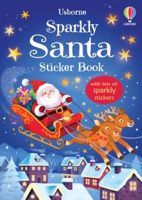 Book Cover for Sparkly Santa Sticker Book by Alice Beecham