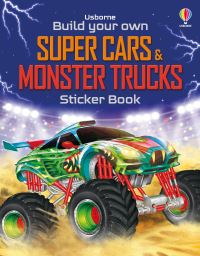 Book Cover for Build Your Own Super Cars and Monster Trucks Sticker Book by Simon Tudhope