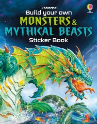 Book Cover for Build Your Own Monsters and Mythical Beasts Sticker Book by Simon Tudhope