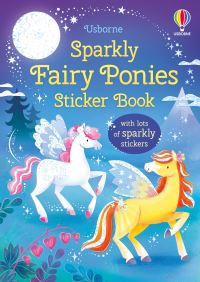 Book Cover for Sparkly Fairy Ponies Sticker Book by Holly Bathie
