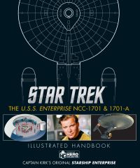 Book Cover for Star Trek Illustrated Handbook. The U.S.S. Enterprise NCC-1701 by Marcus Relly
