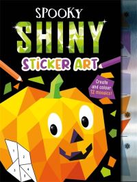 Book Cover for Spooky Shiny Sticker Art by Igloo Books Ltd