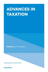 Book Cover for Advances in Taxation. 31 by John Hasseldine
