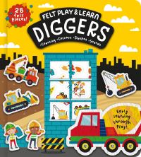 Book Cover for Felt Play & Learn Diggers by Alice Barker