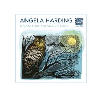 Book Cover for Woodlands (Angela Harding) Colouring Book by Angela Harding
