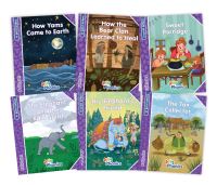 Book Cover for Jolly Phonics Folktales Purple Readers (Level 5) Complete Set (1-6) by Sara Wernham