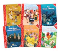 Book Cover for Jolly Phonics Folktales Red Readers (Level 1) Complete Set (1-6) by Emily GuilleMarrett