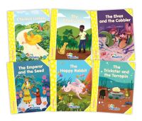 Book Cover for Jolly Phonics Folktales Yellow Readers (Level 2) Complete Set (1-6) by Emily GuilleMarrett