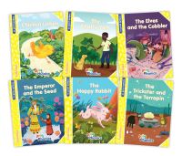 Book Cover for Jolly Phonics Folktales Yellow Readers (Level 2) Complete Set (1-6) by Emily GuilleMarrett