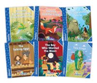 Book Cover for Jolly Phonics Folktales Blue Readers (Level 4) Complete Set (1-6) by Louise VanPottelsberghe