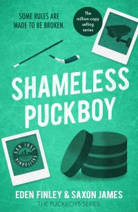 Book Cover for Shameless Puckboy by Saxon James, Eden Finley