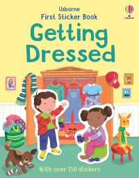 Book Cover for First Sticker Book Getting Dressed by Jessica Greenwell