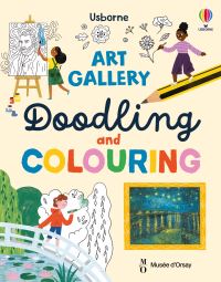 Book Cover for Art Gallery Doodling and Colouring by Rosie Dickins