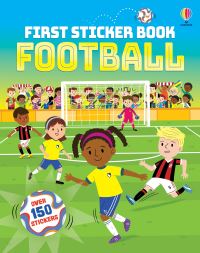 Book Cover for First Sticker Book Football by Sam Taplin