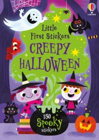 Book Cover for Little First Stickers Creepy Halloween by Kristie Pickersgill