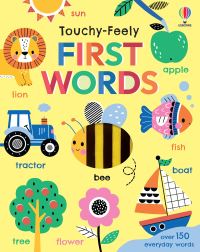 Book Cover for Touchy-Feely First Words by Felicity Brooks