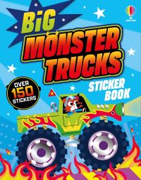 Book Cover for Big Monster Trucks Sticker Book by Alice Beecham