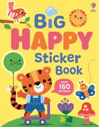 Book Cover for Big Happy Sticker Book by Jessica Greenwell