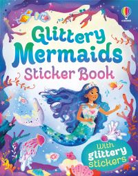 Book Cover for Glittery Mermaids Sticker Book by Emily Bone