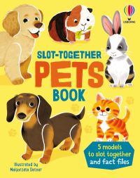 Book Cover for Slot-Together Pets Book by Abigail Wheatley, Jenny Hilborne
